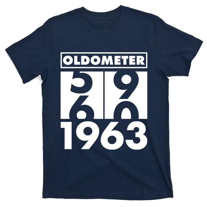 Funny Oldometer Made In 1963 60th Birthday T-Shirt