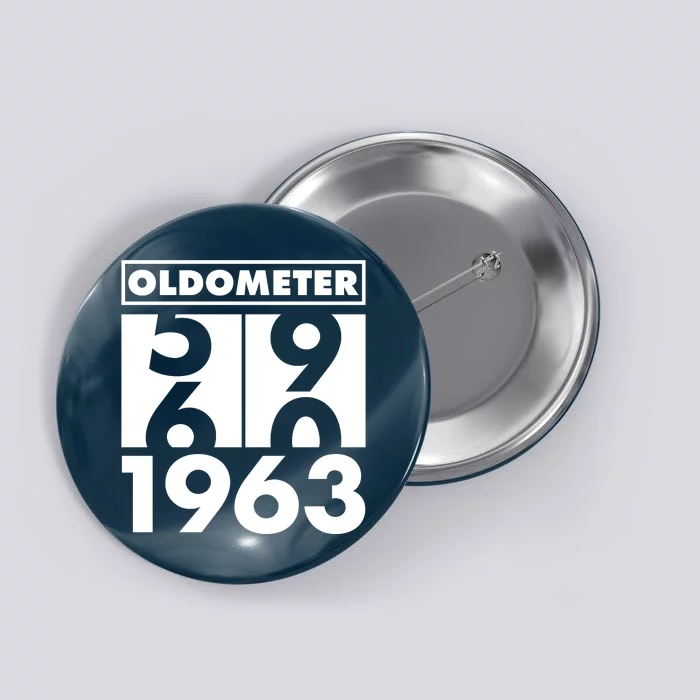 Funny Oldometer Made In 1963 60th Birthday Button