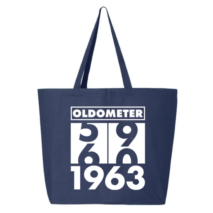 Funny Oldometer Made In 1963 60th Birthday 25L Jumbo Tote