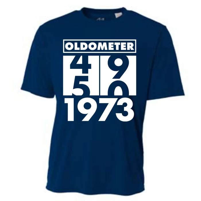 Funny Oldometer Made In 1973 50th Birthday Cooling Performance Crew T-Shirt