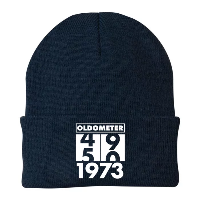 Funny Oldometer Made In 1973 50th Birthday Knit Cap Winter Beanie