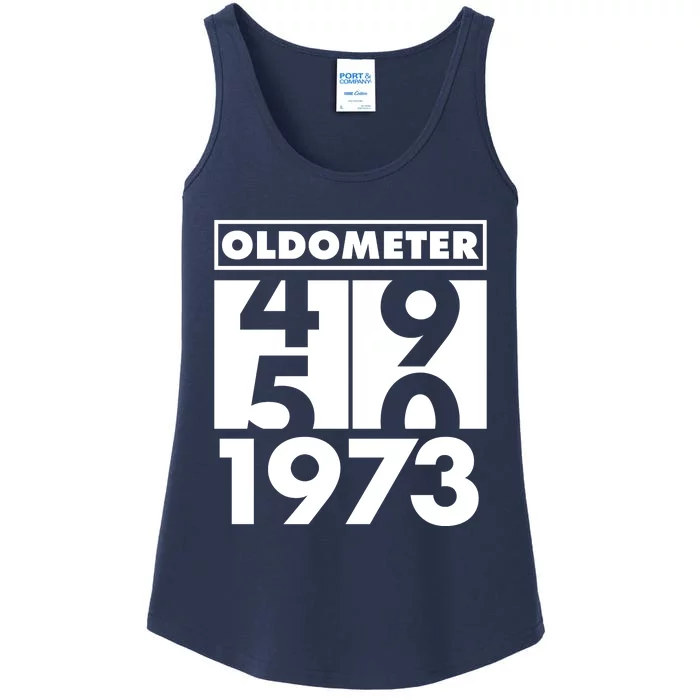 Funny Oldometer Made In 1973 50th Birthday Ladies Essential Tank