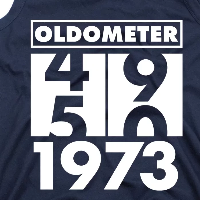 Funny Oldometer Made In 1973 50th Birthday Tank Top