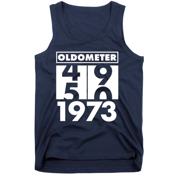 Funny Oldometer Made In 1973 50th Birthday Tank Top