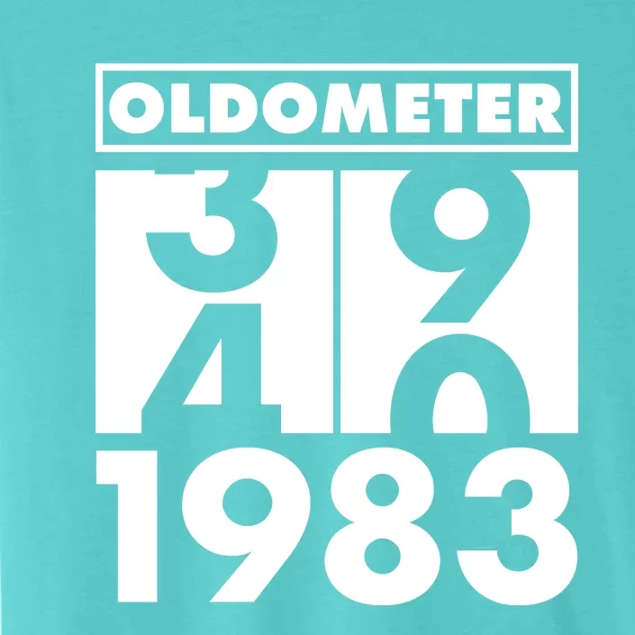 Funny Oldometer Made In 1983 40th Birthday ChromaSoft Performance T-Shirt