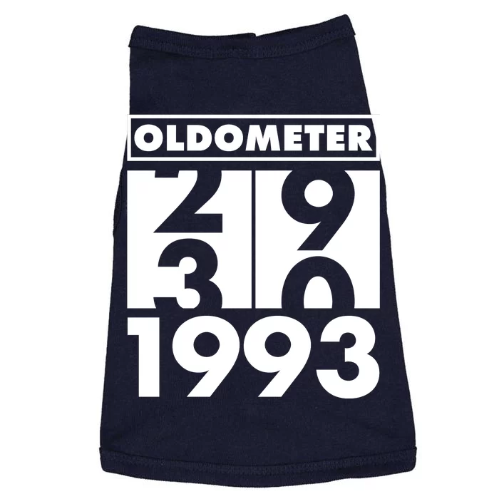 Funny Oldometer Made In 1993 30th Birthday Doggie Tank