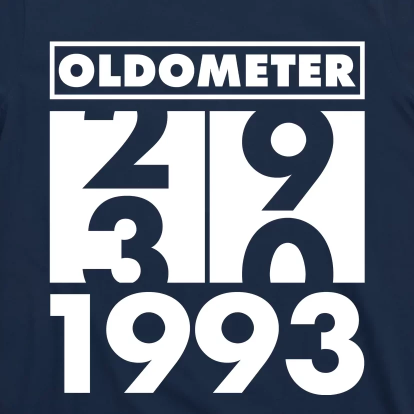 Funny Oldometer Made In 1993 30th Birthday T-Shirt