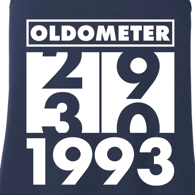 Funny Oldometer Made In 1993 30th Birthday Ladies Essential Tank