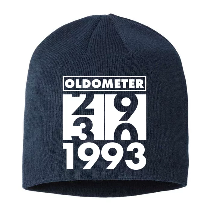 Funny Oldometer Made In 1993 30th Birthday 8 1/2in Sustainable Knit Beanie