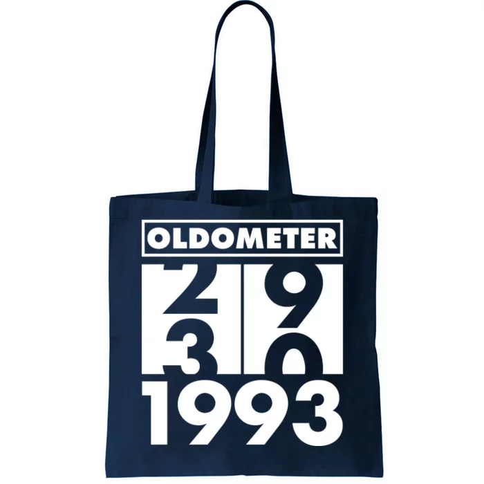 Funny Oldometer Made In 1993 30th Birthday Tote Bag