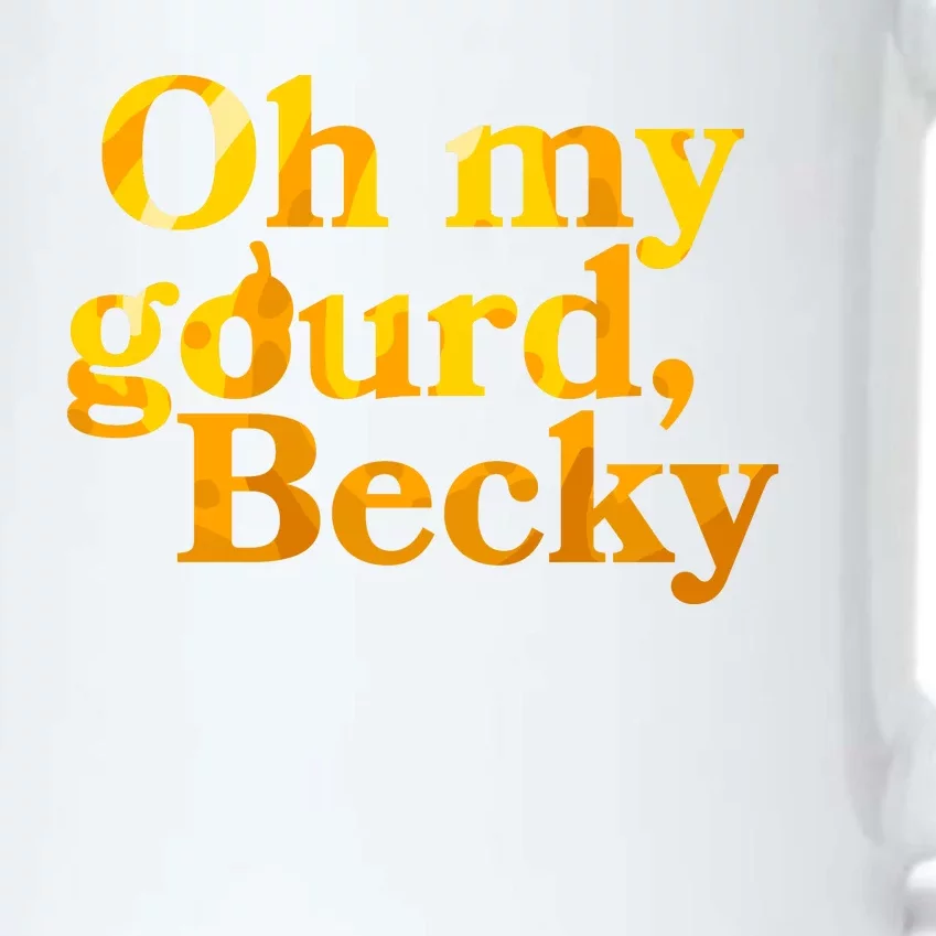 Funny Oh My Gourd Becky Black Color Changing Mug