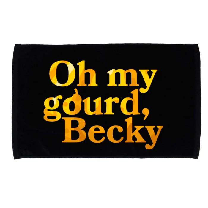 Funny Oh My Gourd Becky Microfiber Hand Towel