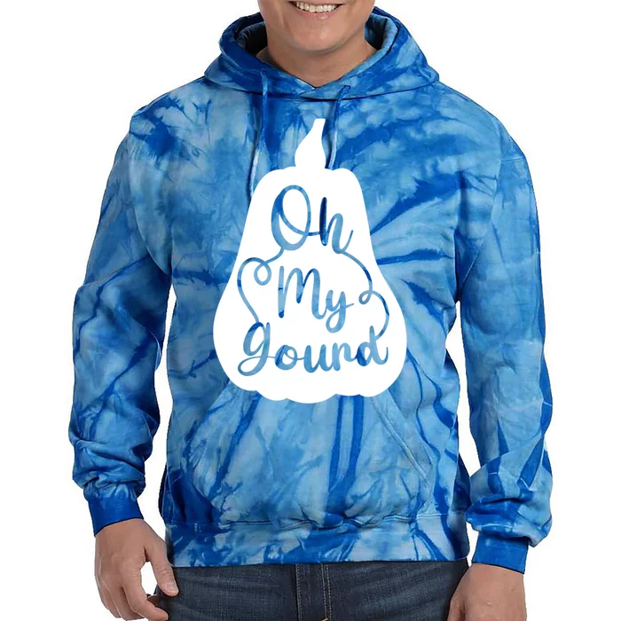 Funny Oh My Gourd Thanksgiving Fall Gift Tie Dye Hoodie