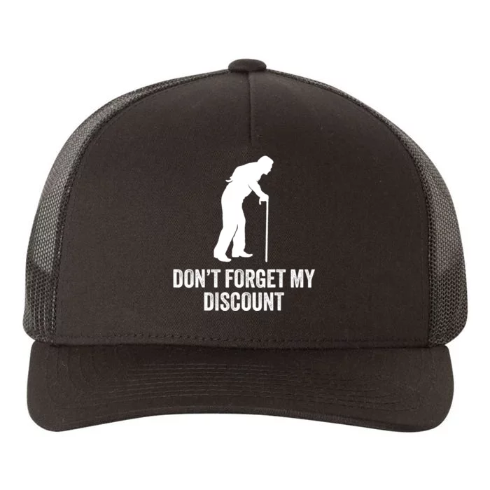 Funny Old Man Gag Old Person Older People Dad Birthday Yupoong Adult 5-Panel Trucker Hat