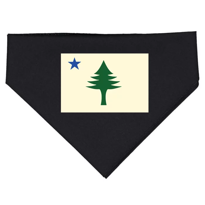 Flag Of Maine 1901 Maine State Flag Pine Tree State USA-Made Doggie Bandana