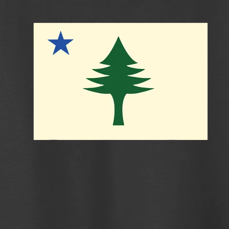 Flag Of Maine 1901 Maine State Flag Pine Tree State Toddler T-Shirt