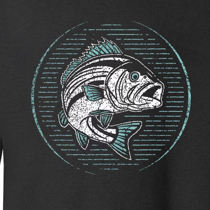 Fishing Outdoor Nature Wildlife Fish Fisherman Graphic Toddler Sweatshirt