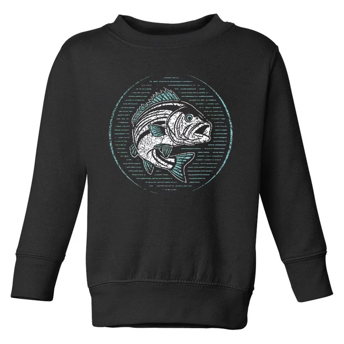 Fishing Outdoor Nature Wildlife Fish Fisherman Graphic Toddler Sweatshirt