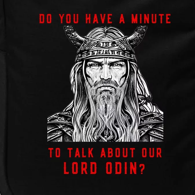 Funny Odin Norse God Viking Gift Impact Tech Backpack