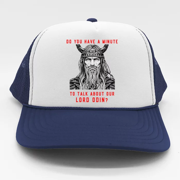 Funny Odin Norse God Viking Gift Trucker Hat