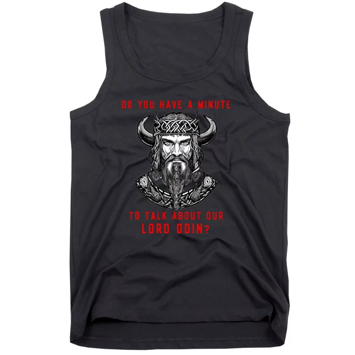 Funny Odin Norse God Viking Gift Tank Top