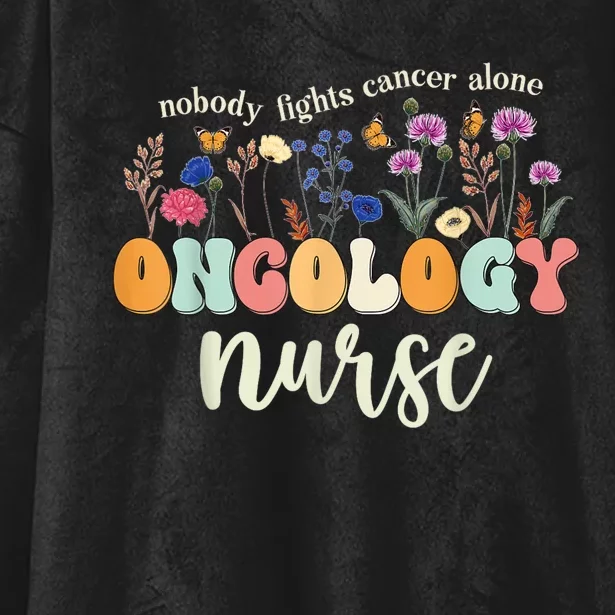 Funny Oncology Nurse Squad Oncology Medical Assistant Hooded Wearable Blanket