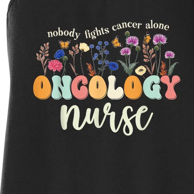 Funny Oncology Nurse Squad Oncology Medical Assistant Women's Racerback Tank