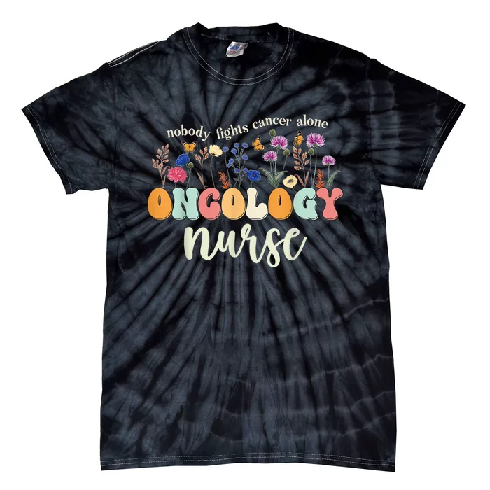 Funny Oncology Nurse Squad Oncology Medical Assistant Tie-Dye T-Shirt