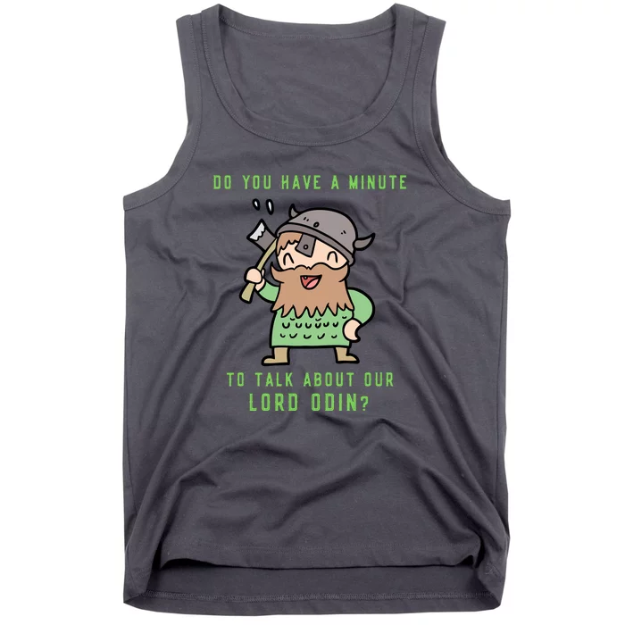 Funny Odin Norse God Viking Gift Tank Top