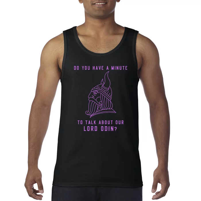 Funny Odin Norse God Viking Gift Tank Top