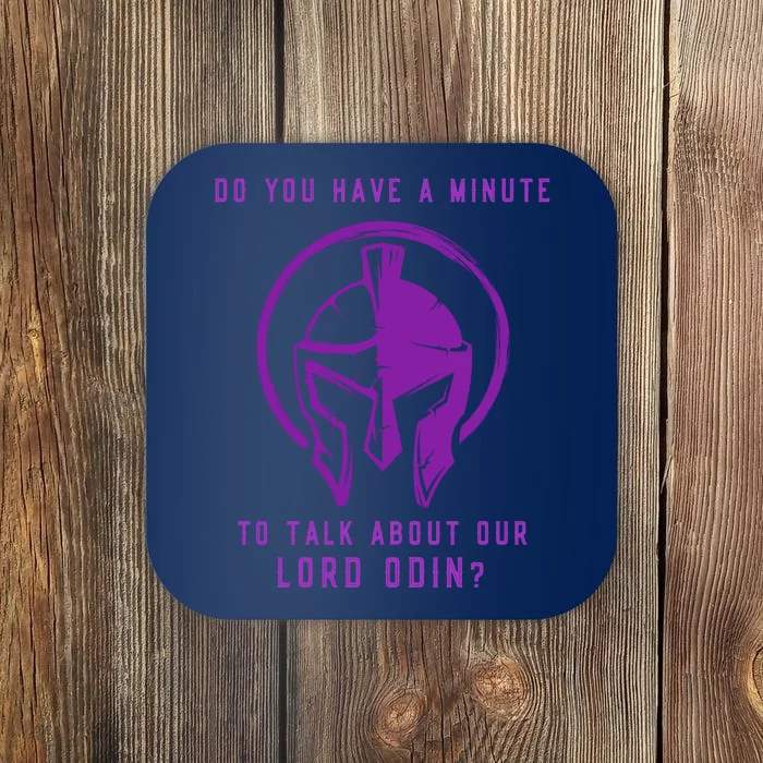 Funny Odin Norse God Viking Gift Coaster