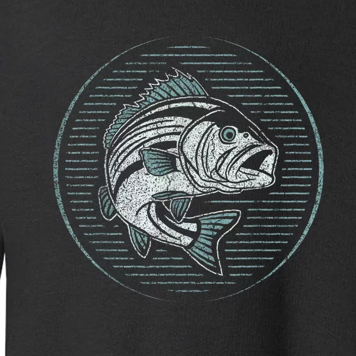 Fishing Outdoor Nature Wildlife Fish Fisherman Graphic Toddler Sweatshirt