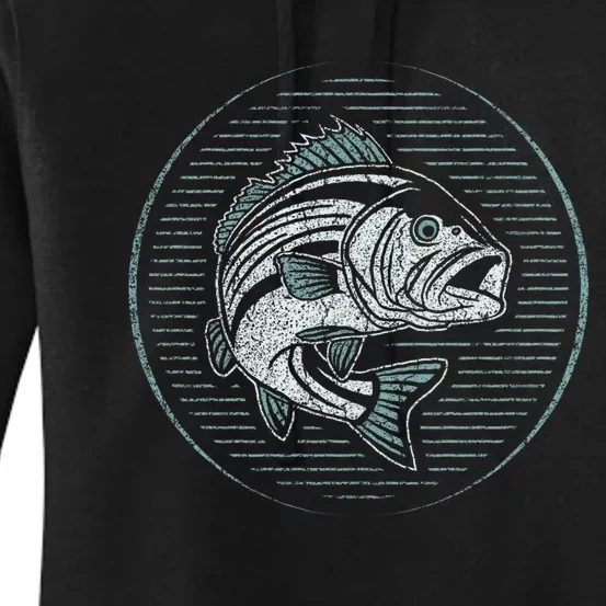 Fishing Outdoor Nature Wildlife Fisherman Graphics Women's Pullover Hoodie