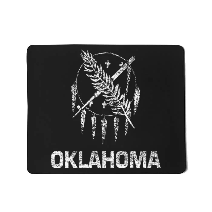 Flag Of Oklahoma The Sooner State Tulsa Norman Edmond Mousepad