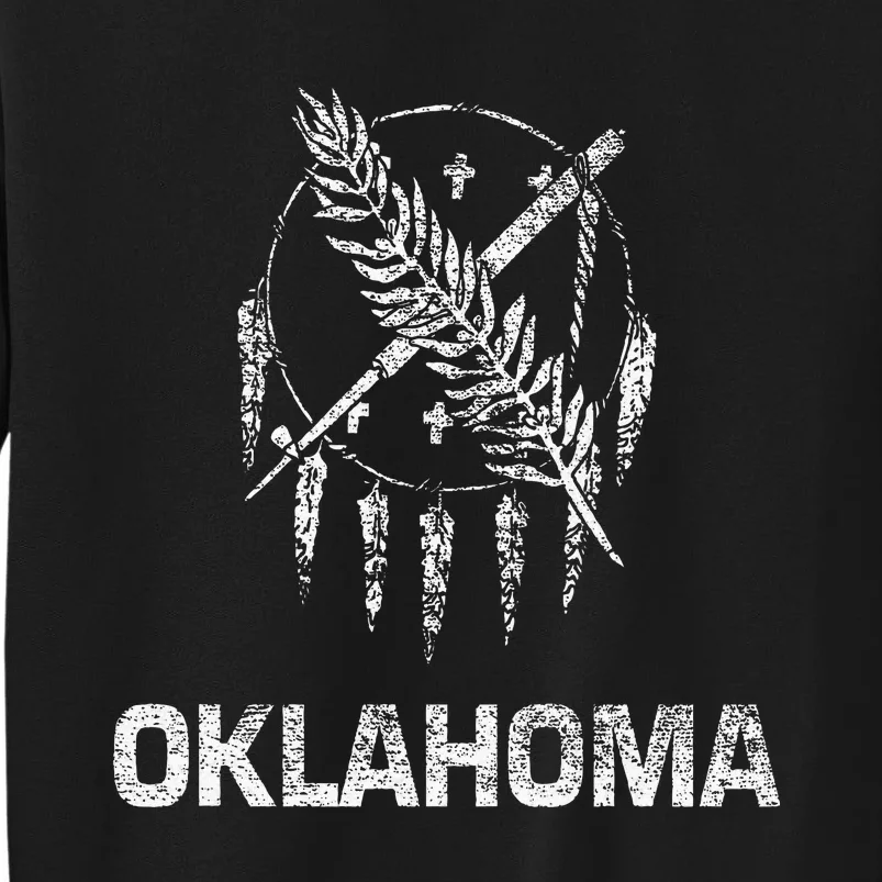 Flag Of Oklahoma The Sooner State Tulsa Norman Edmond Tall Sweatshirt