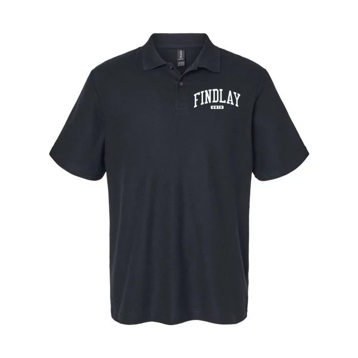 Findlay Ohio OH College University Style Softstyle Adult Sport Polo