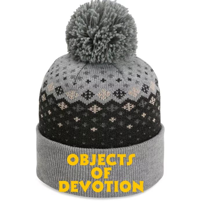 Funny Objects Of Devotion The Baniff Cuffed Pom Beanie