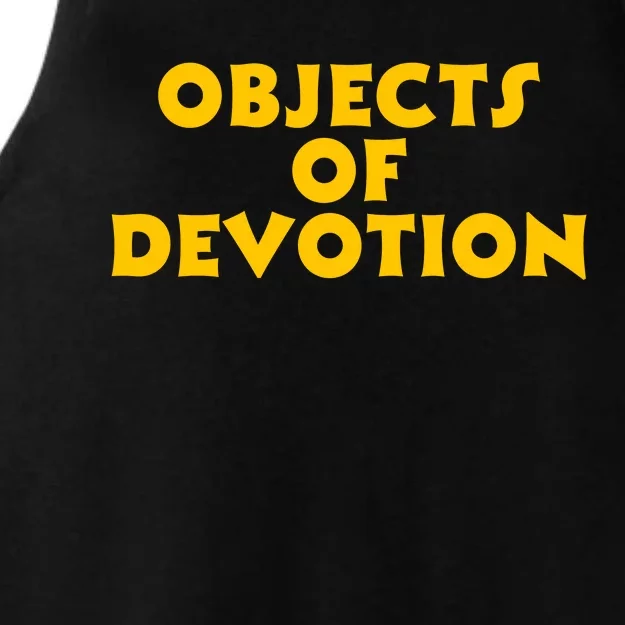 Funny Objects Of Devotion Ladies Tri-Blend Wicking Tank