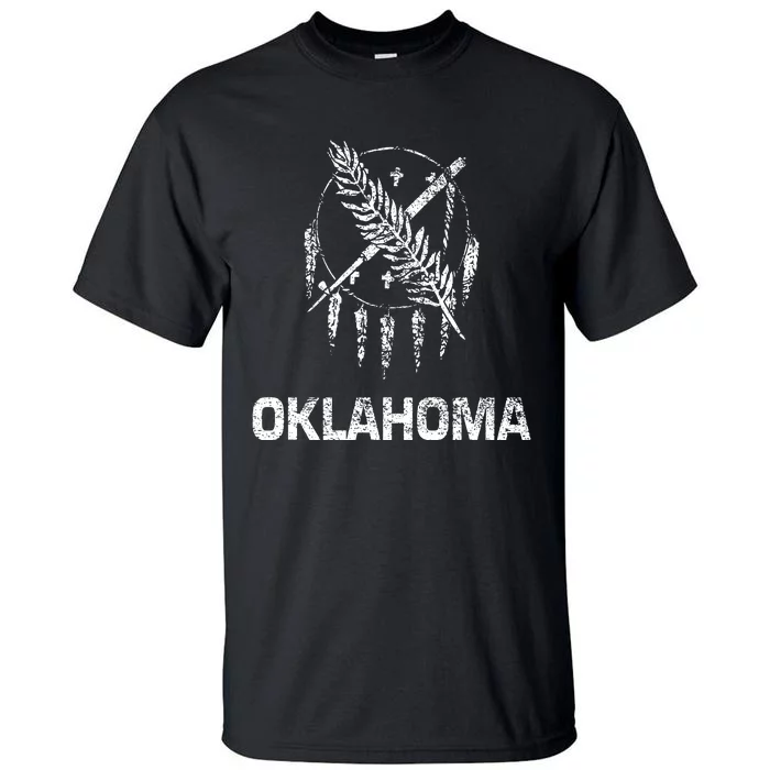 Flag Of Oklahoma The Sooner State Tulsa Norman Edmond Tall T-Shirt