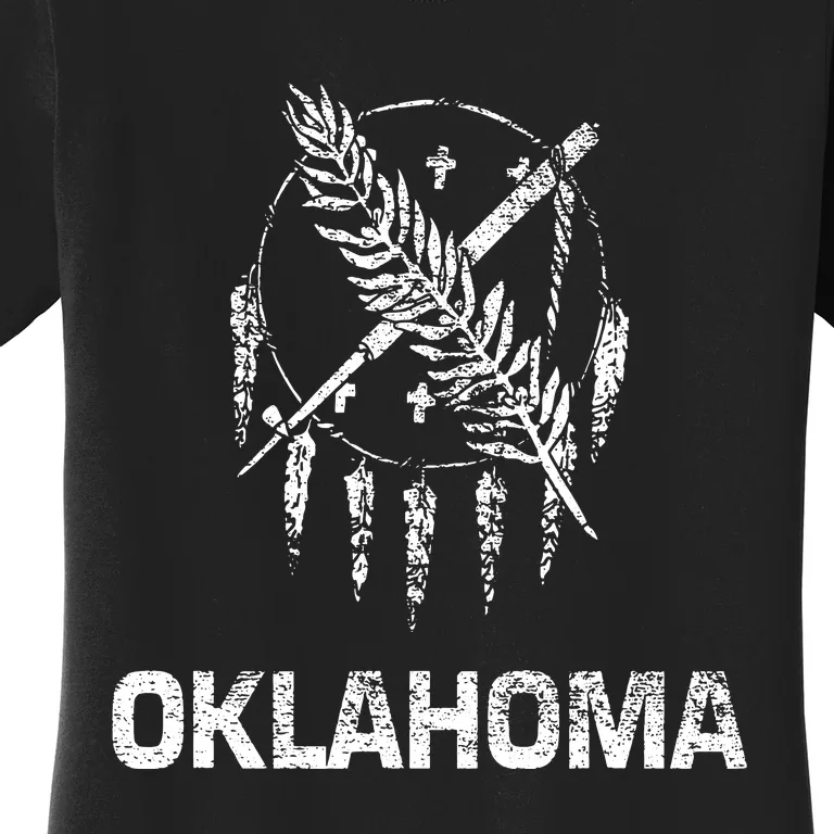 Flag Of Oklahoma The Sooner State Tulsa Norman Edmond Women's T-Shirt