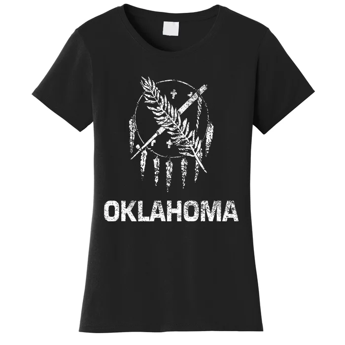 Flag Of Oklahoma The Sooner State Tulsa Norman Edmond Women's T-Shirt