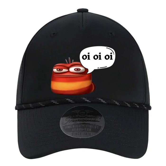 Funny Oi Oi Oi Red Worm Sarcastic Meme Performance The Dyno Cap