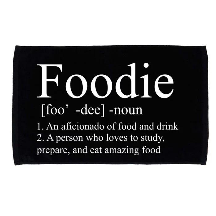 Foodie Definition Microfiber Hand Towel