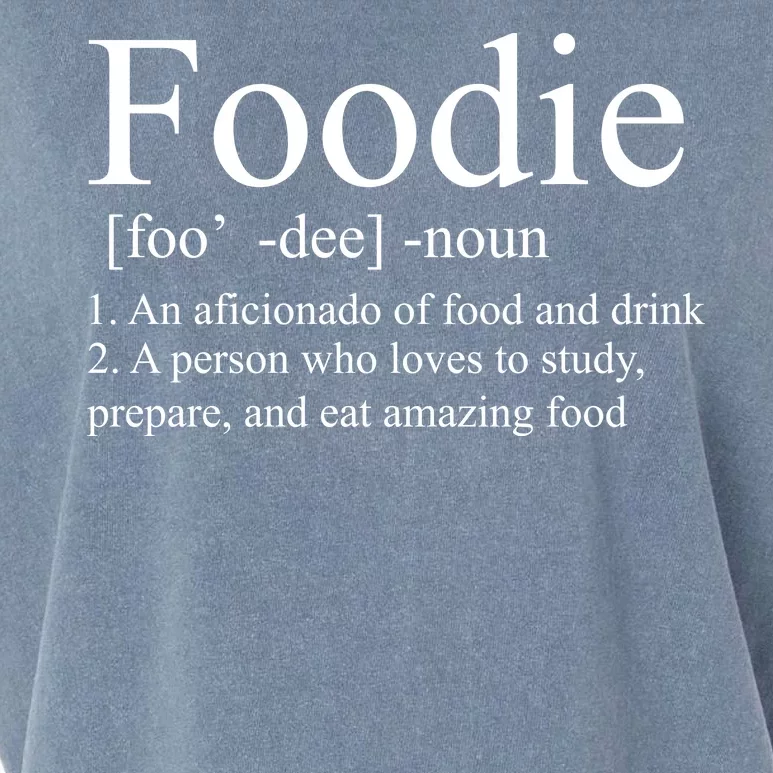 Foodie Definition Garment-Dyed Women's Muscle Tee