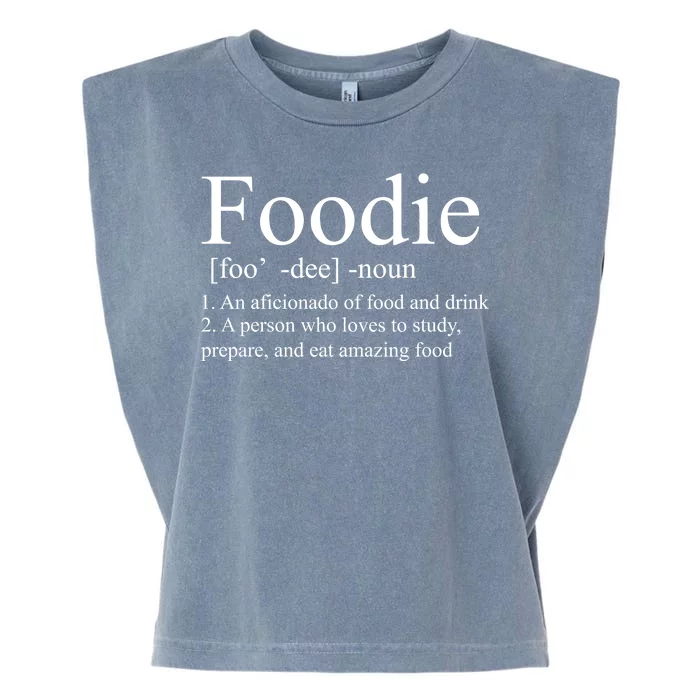 Foodie Definition Garment-Dyed Women's Muscle Tee