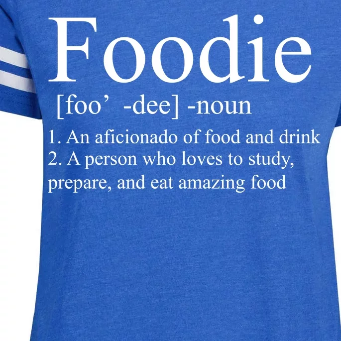 Foodie Definition Enza Ladies Jersey Football T-Shirt