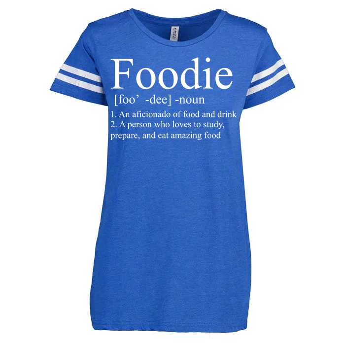 Foodie Definition Enza Ladies Jersey Football T-Shirt