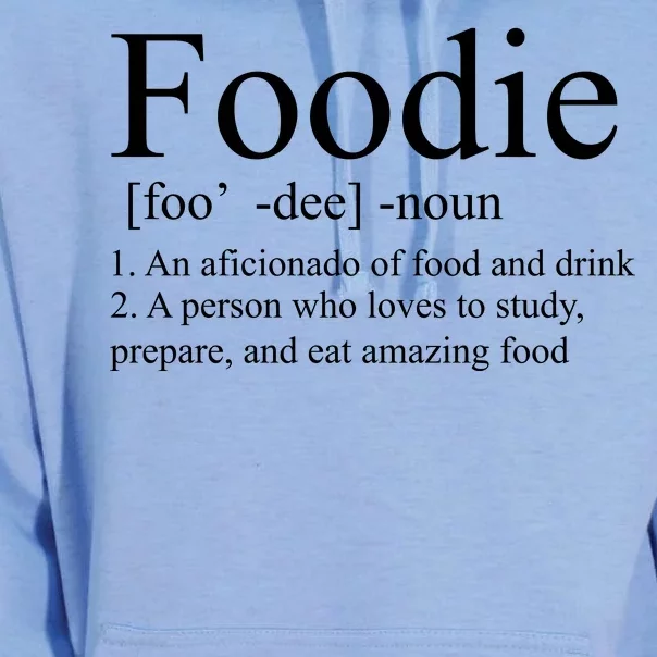 Foodie Definition Unisex Surf Hoodie