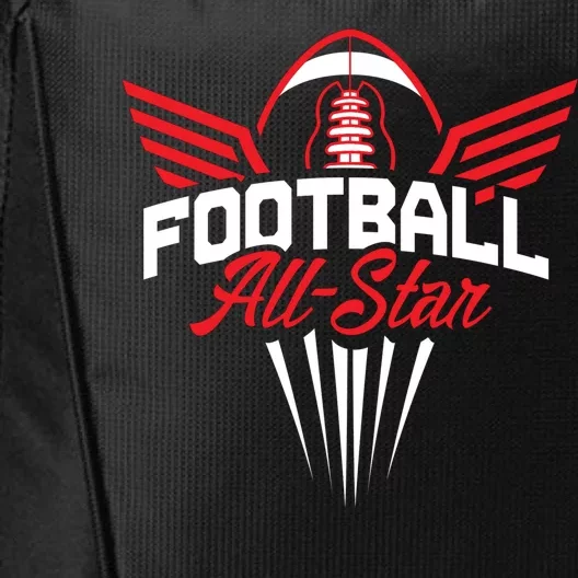 Football All-Star Team Jersey Logo City Backpack