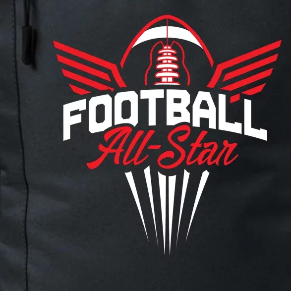 Football All-Star Team Jersey Logo Daily Commute Backpack